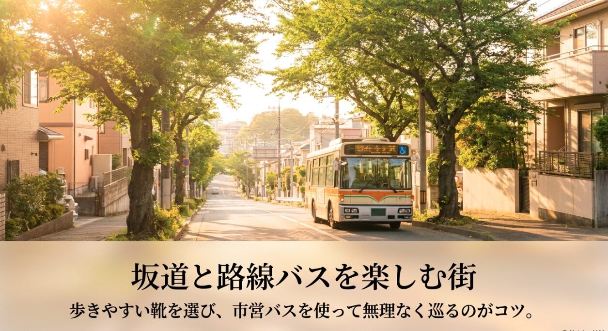 坂道が多い磯子区を路線バスを使って無理なく巡るコツ