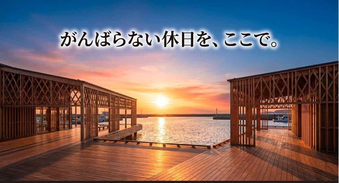 がんばらない休日を、ここで。最新情報は公式サイトをご確認ください。