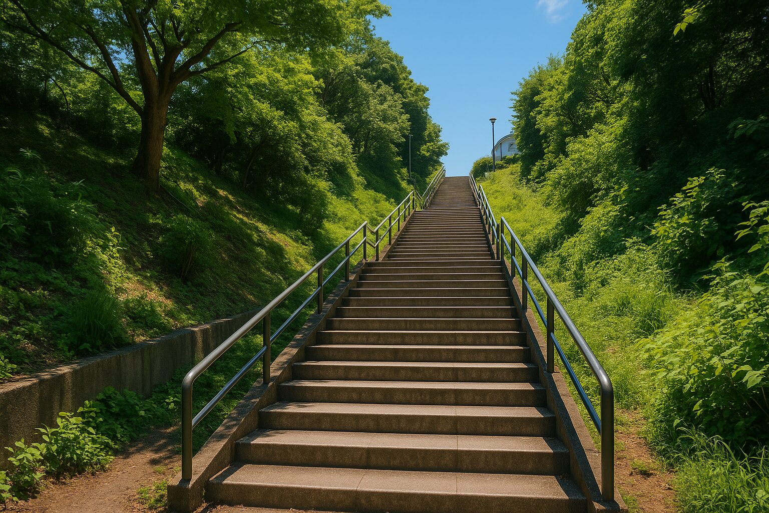 現実逃避長い階段