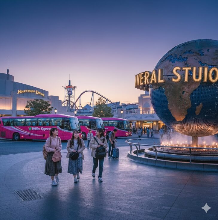 ユニバーサル・スタジオ・ジャパンのゲート前