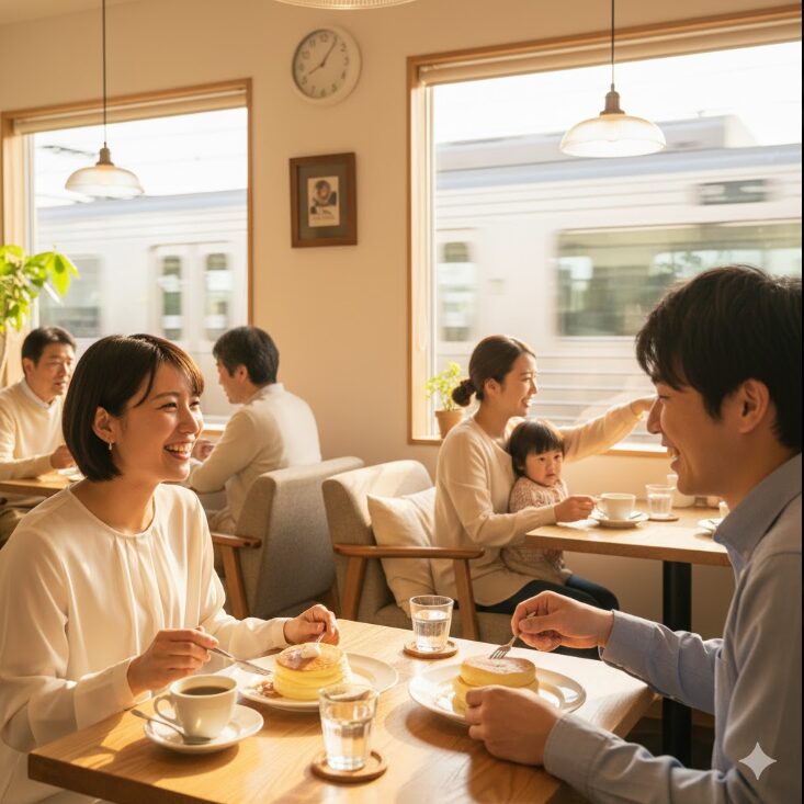 様々な客層の人々が思い思いの時間を過ごしている