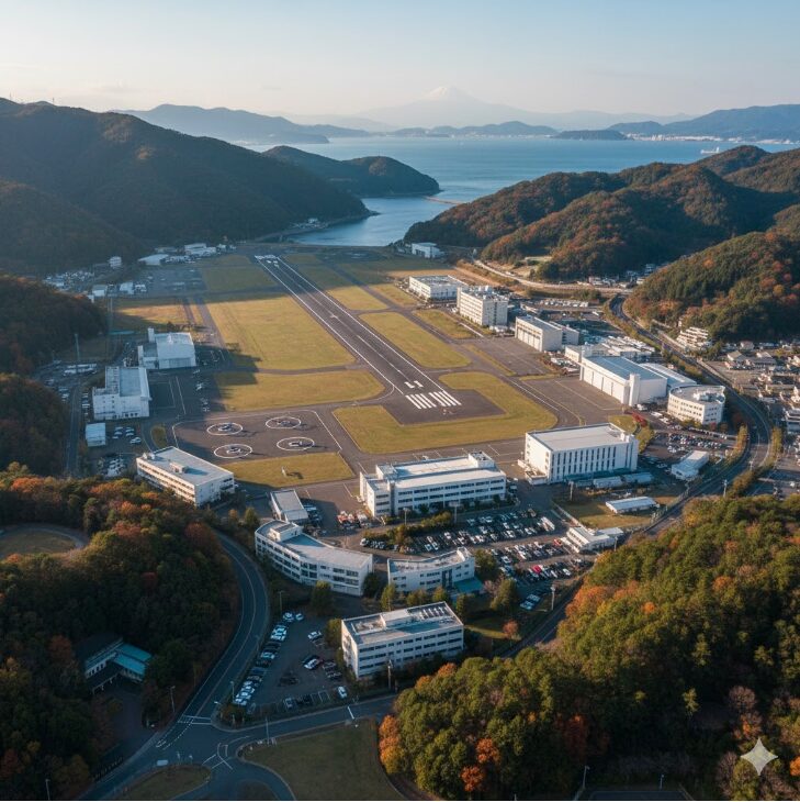 横浜南ヘリポートの全景