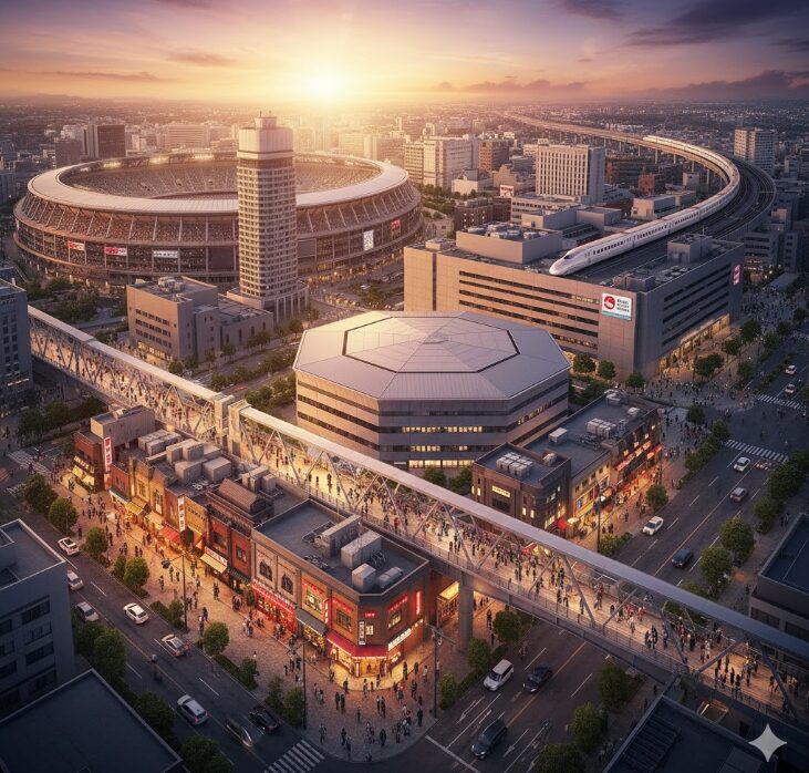 新横浜駅周辺の象徴的な建物