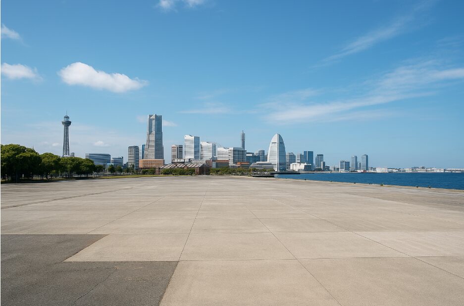 横浜・山下ふ頭の現在の様子。かつてガンダムドックがあった場所