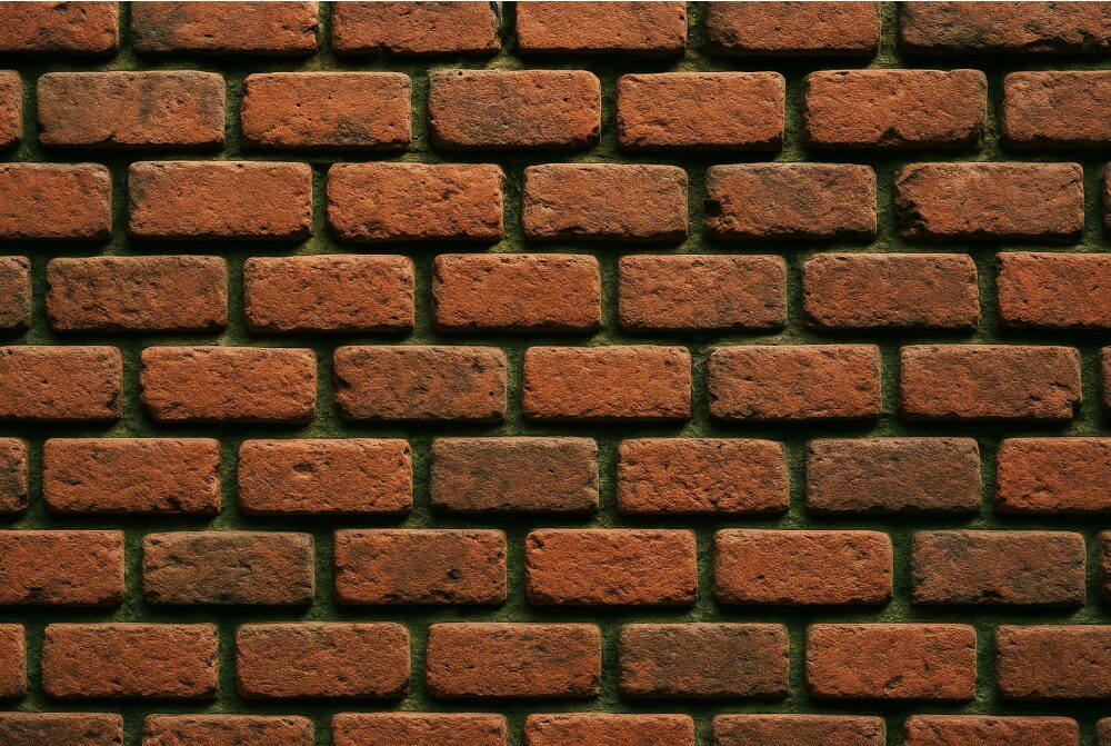 猿島の要塞跡に残る、フランス積みで築かれたレンガの壁。