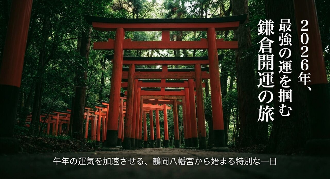 1_2026年午年の運気を加速させる鶴岡八幡宮から始まる特別な一日のタイトルスライド