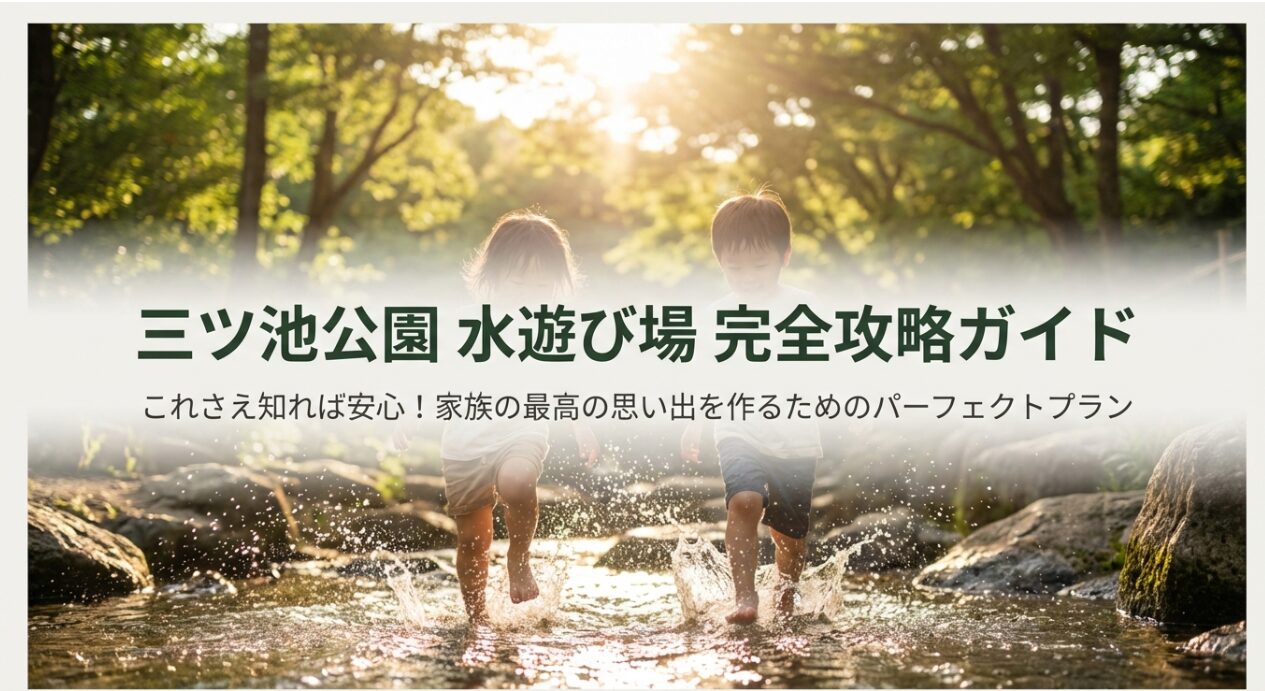 三ツ池公園の水遊び場を家族で楽しむための完全攻略ガイド表紙
