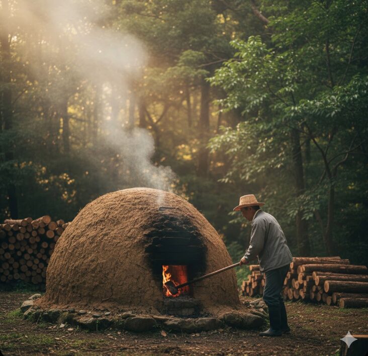 炭焼きや養蚕で栄えた歴史