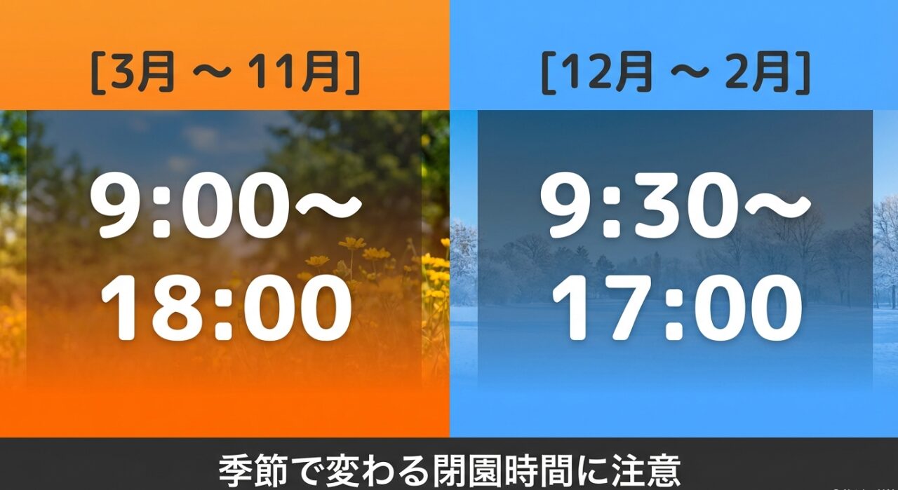 記事の冒頭で最も重要な基本営業時間を視覚的に示すことで、読者が直感的にスケジュールを把握できるようにします