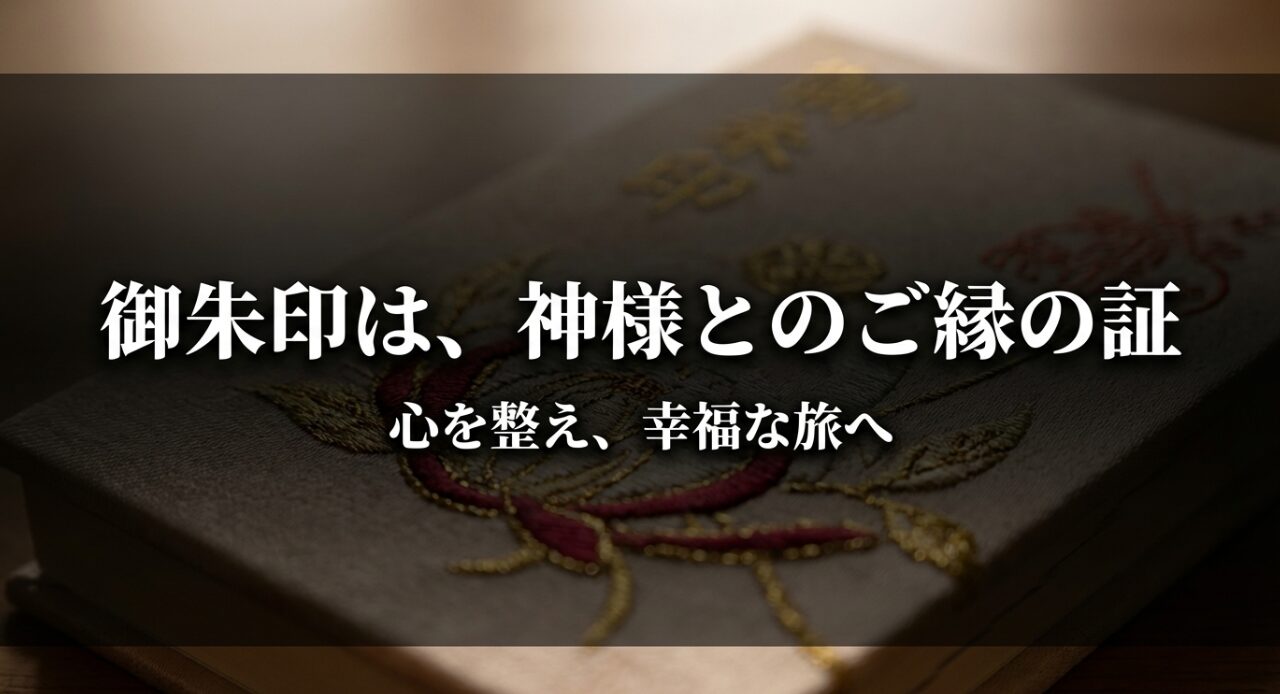 心を整え、幸福な旅へ。御朱印巡りの意義を伝えるクロージングスライド。