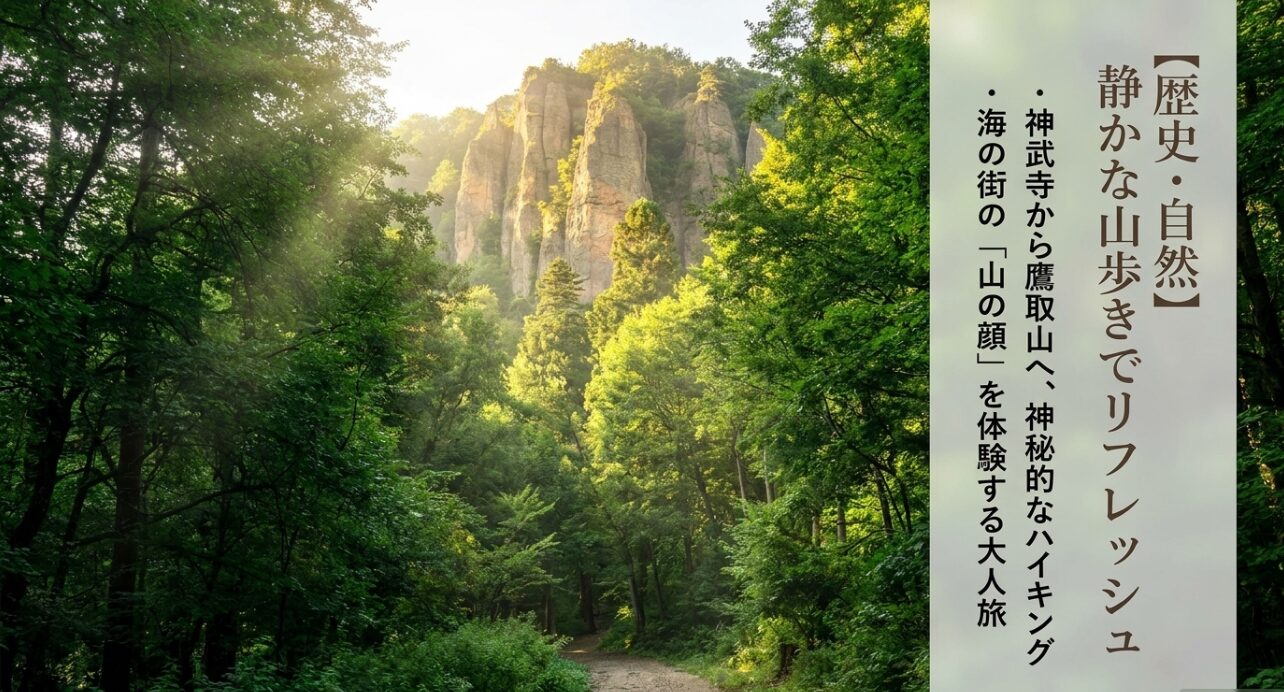 神武寺から鷹取山へ向かう、逗子の歴史と豊かな自然を体験する静かな山歩きコースの紹介