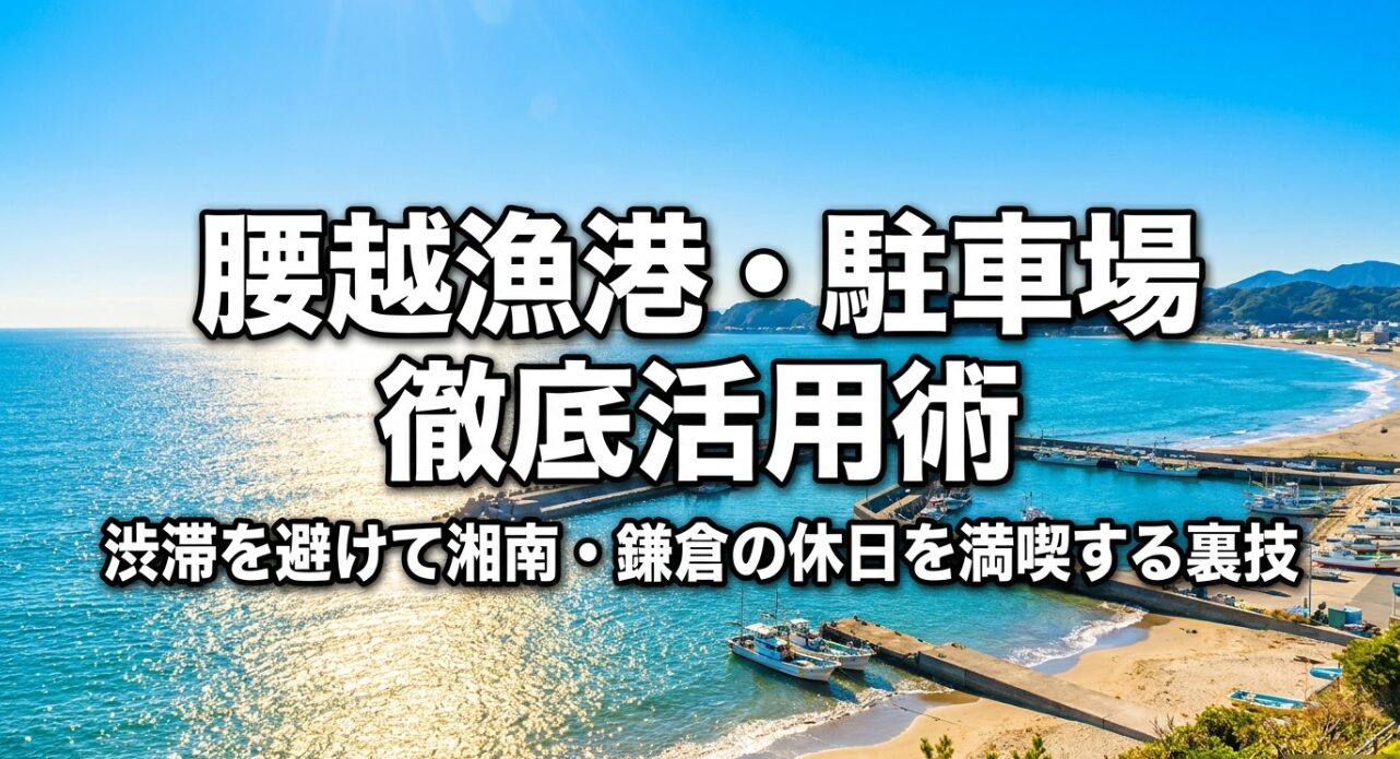 腰越漁港・駐車場徹底活用術 渋滞を避けて湘南・鎌倉の休日を満喫する裏技