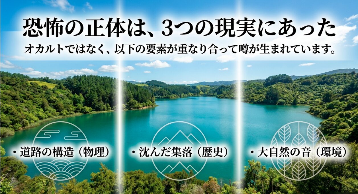 宮ヶ瀬ダムの恐怖の正体である道路・歴史・環境の3つの現実