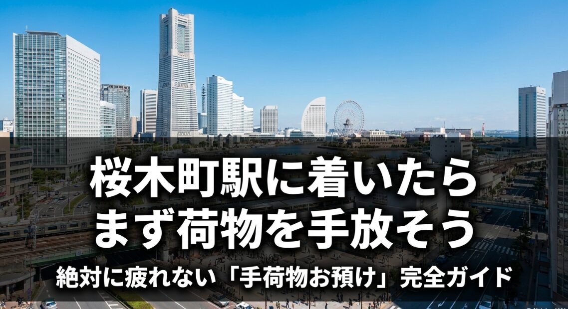 桜木町駅に着いたらまず荷物を手放そう。絶対に疲れない手荷物お預け完全ガイドのスライド画像。